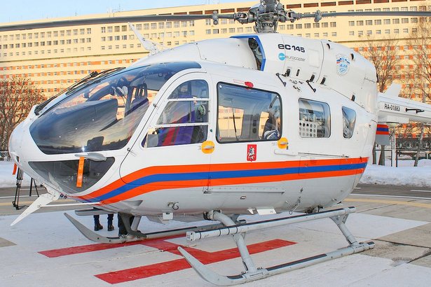 При больнице имени С.С. Юдина начал круглосуточно дежурить медицинский вертолет