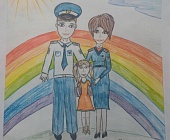В столичной полиции состоялось награждение победителей регионального этапа конкурса детского рисунка