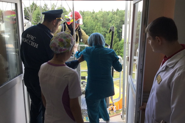 Зеленоградская больница имени Кончаловского провела пожарно-тактические учения