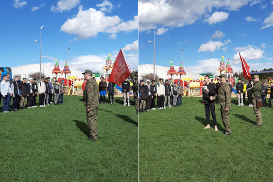 Команда политехнического колледжа №50 приняла участие в первом этапе окружной военно-спортивной игры «Виват, Победа»!
