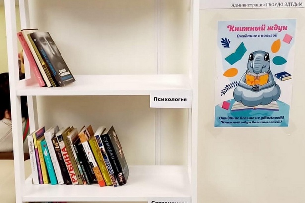 Во Дворце творчества детей и молодежи запустили новый проект мини-библиотеки «Книжный ждун»