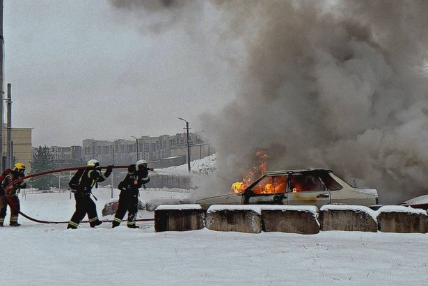 В депо Крюково прошли пожарно-тактические учения