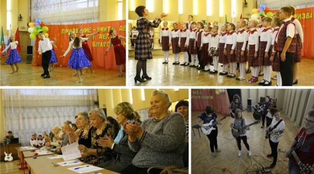 Воспитанники  ПДО «Восток» подготовили для учителей праздничный концерт