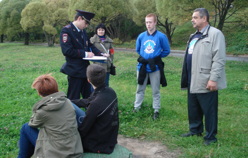 Зеленоградские активисты проекта «Безопасная столица» провели рейд в районе Старое Крюково