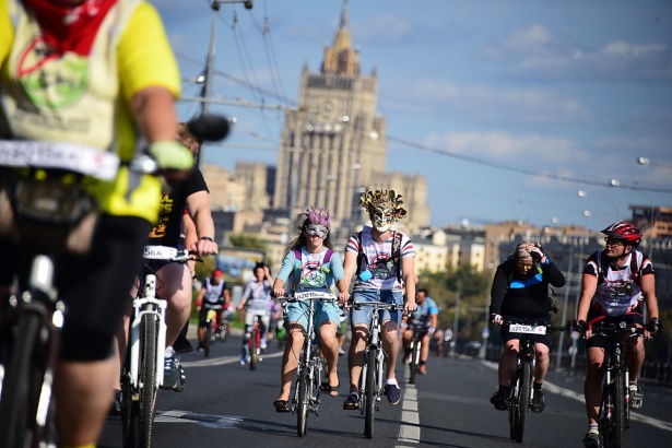 В Москве состоялся велопробег «Спорт против ВИЧ»