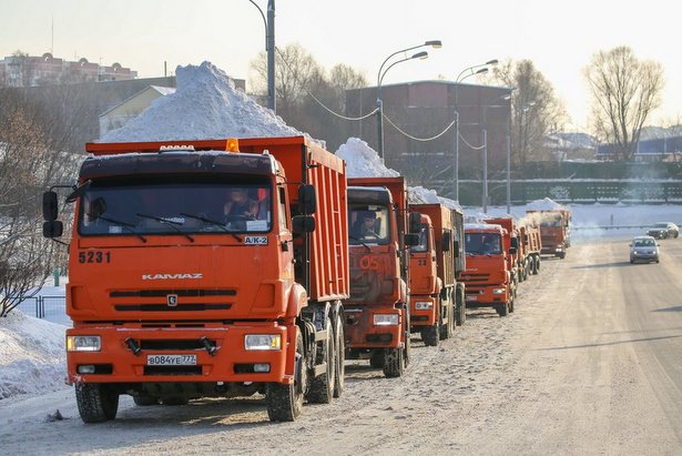 За четыре дня в Зеленограде утилизировали почти 89 тысяч куб.м. снега