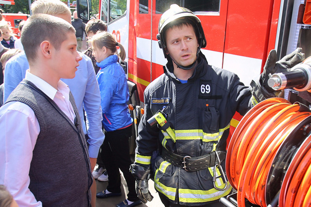 В Старом Крюково открылась секция юных спортсменов-пожарных