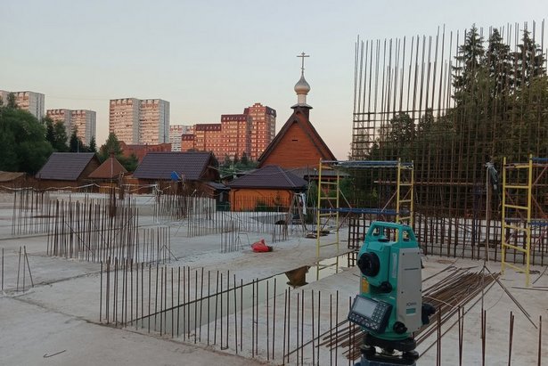 Строительство храма на Филаретовской улице вышло на новый этап
