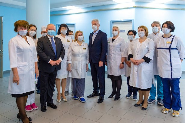 Собянин открыл в столице тридцатый по счету коронавирусный стационар