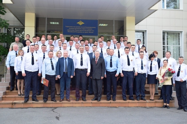 В Зеленограде поздравили автоинспекторов с профессиональным праздником