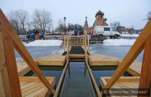 Для традиционных Крещенских купаний подготовлены 59 мест на московских водоемах