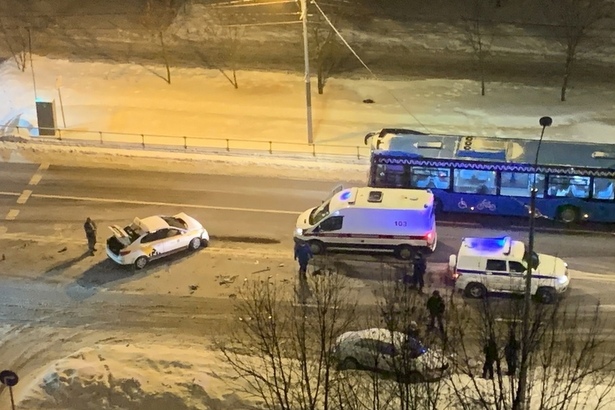 В Зеленограде произошло очередное ДТП с участием такси