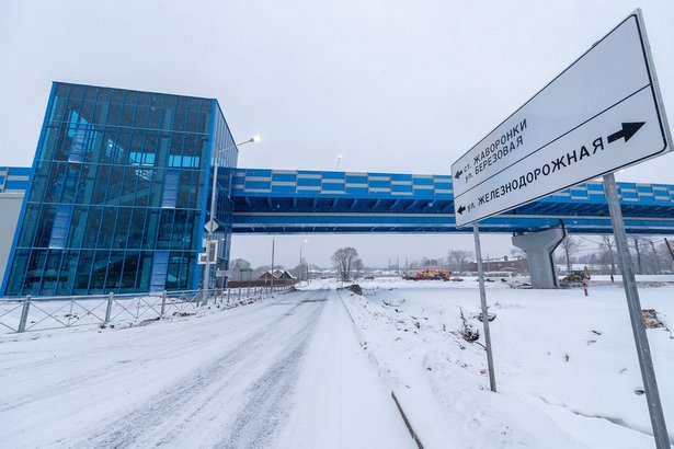 Собянин открыл новый путепровод на  Белорусском направлении МЖД