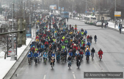 В столице проведут второй зимний велопарад