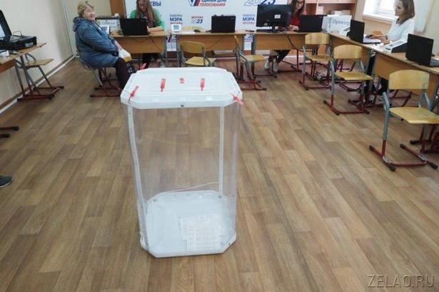 На зеленоградских избирательных участках наиболее активно голосуют пенсионеры