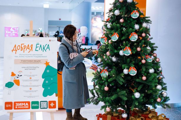 Участники акции «Добрая елка» в Зеленограде могут исполнить заветные желания детей