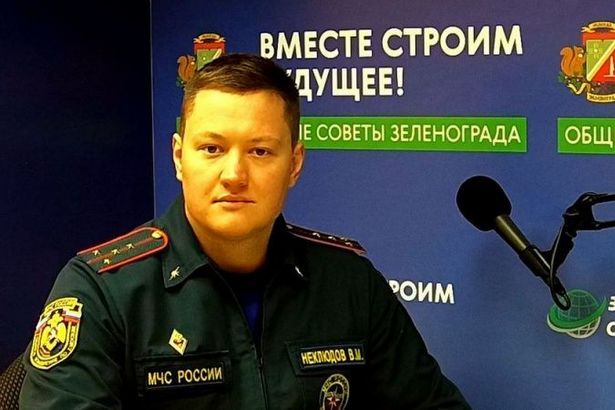 Гость студии Неклюдов В.М., начальник 70-ой ПСЧ по ЗелАО ГУ МЧС России