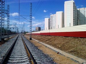 РЖД установит шумозащитные экраны вдоль нового ЖД-пути в Крюково