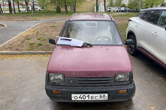 В 8-м микрорайоне обнаружен автомобиль с признаками БРТС