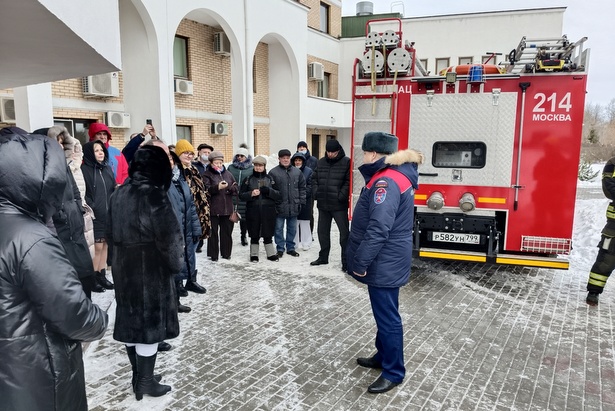 Пожарно-тактические учения в пансионате «Никольский парк»