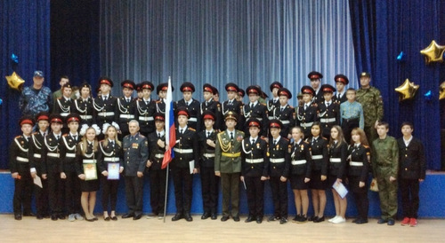 Школьников района Старое Крюково посвятили в юнармейцы ветераны зеленоградского УВД