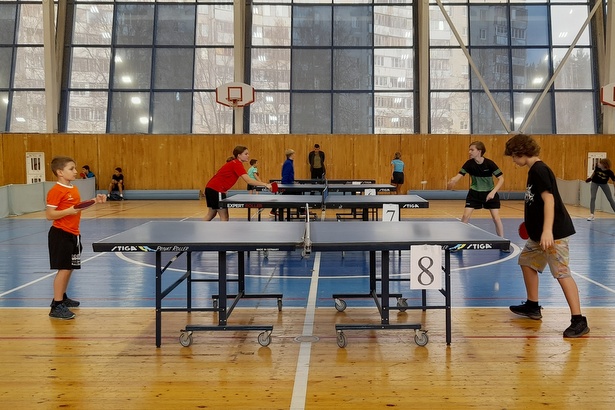 Детский турнир по настольному теннису в Старом Крюково собрал 30 участников