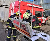 На заводе АО «Логика» ВКС прошли тренировочные учения зеленоградских пожарных