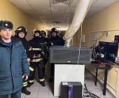 В ТЦ «Иридиум» прошли пожарно-тактические занятия