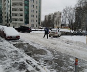 Уборка снега находится на особом контроле инженерной службы района Старое Крюково